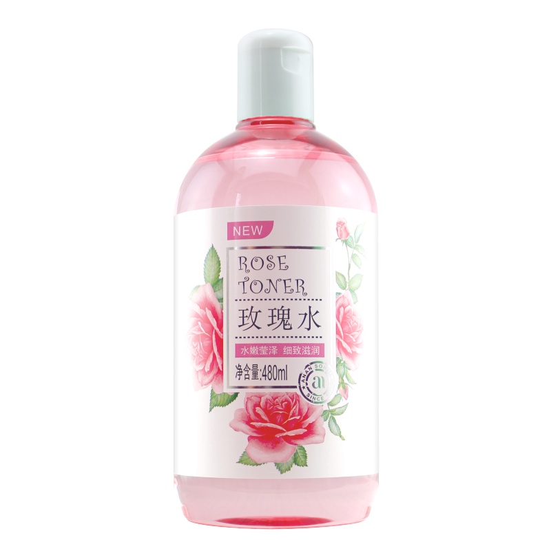 安安纯新玫瑰水480ml保湿补水美肤嫩肤爽肤水化妆水