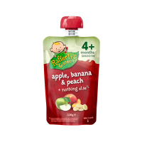 [临期清仓]Rafferty's Garden 婴儿辅食苹果香蕉水蜜桃果泥4+120G