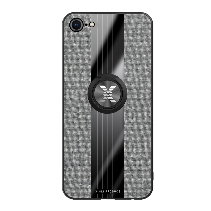 [送膜两片]苹果8plus手机壳7plus保护套iPhone8全包硅胶苹果7软壳6p男款防摔个性创意新款带指环高档外壳