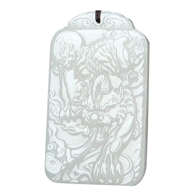 臻玉盈和田玉貔貅玉吊坠 男女士款进宝貔貅玉牌玉坠玉石玉挂坠