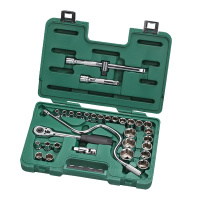 [苏宁自营]世达 SATA 09099 32件12.5MM系列套筒组套