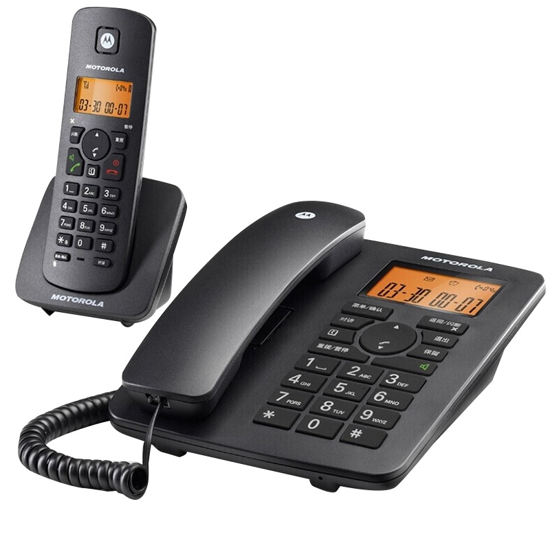 摩托罗拉C4200C 一拖二黑色话机