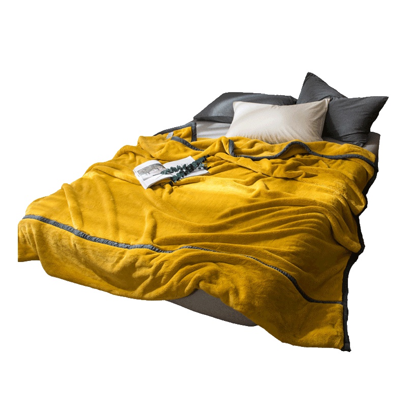 北极绒(Bejirog)家纺 牛奶贝贝绒面毛毯拉舍尔毛毯被子加厚保暖冬季珊瑚绒纯色毯子法兰绒床单双层200x230其它