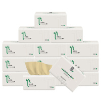 如爱初见抽纸竹浆本色母婴适用家庭装面巾纸餐巾纸宝宝用紙巾包裝