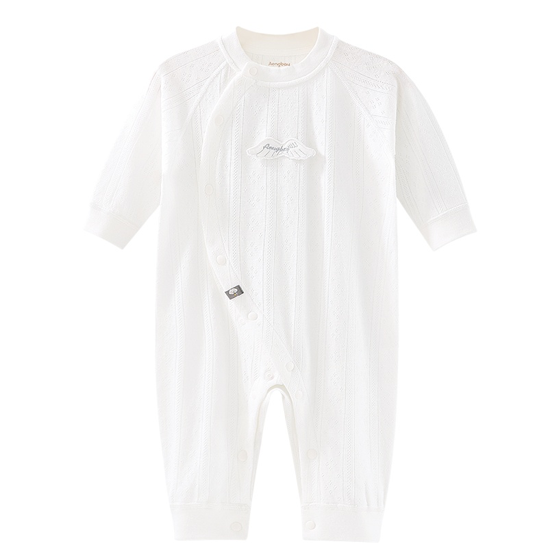 Aengbay 新生婴儿衣服春秋冬外出套装宝宝连体衣公主可爱哈衣长袖