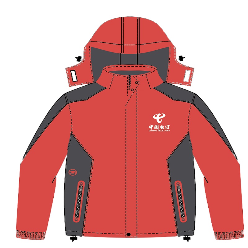 圣一德 秋款冲锋衣 可定制图案