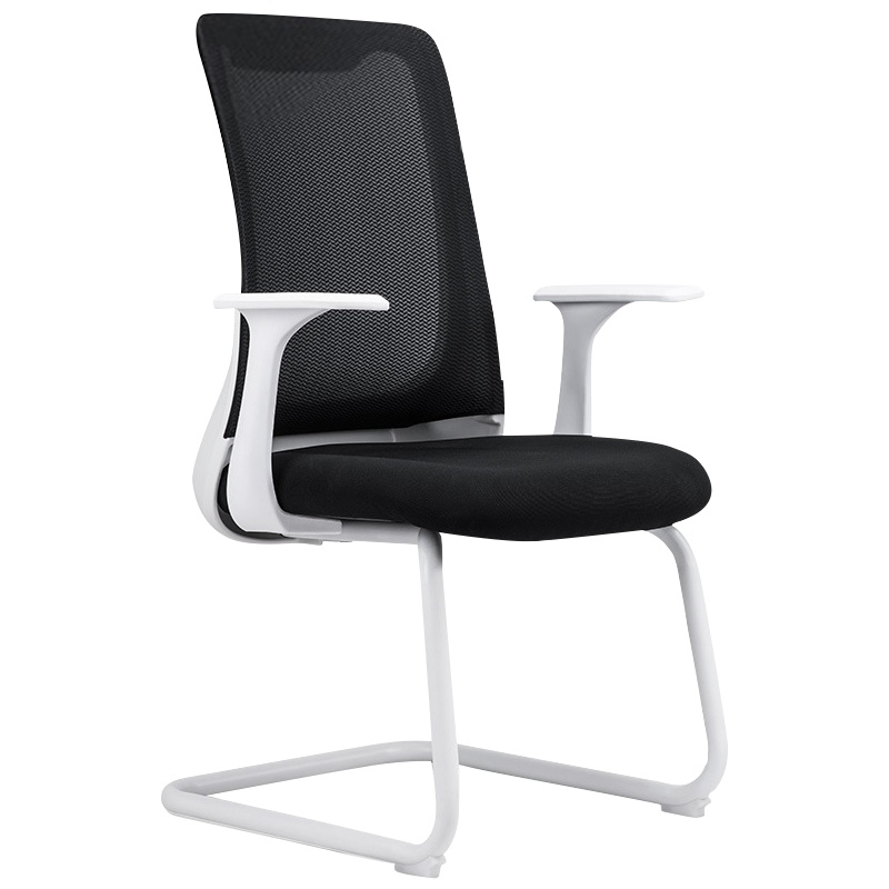 质凡学生电脑椅家用现代简约书房椅办公椅子老板椅人体工学椅弓形网椅