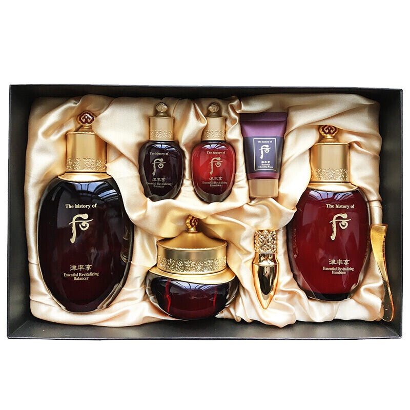 Whoo/后 控油平衡面部护肤套装礼盒淡斑保湿补水提拉紧致紧肤淡皱各种肤质女[津率享-华凝香系礼盒7件套]