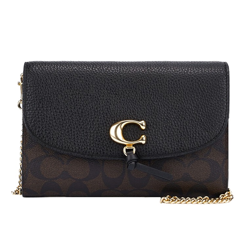 Coach 蔻驰 女士黑色印花图案单肩包 F3035IMAA8
