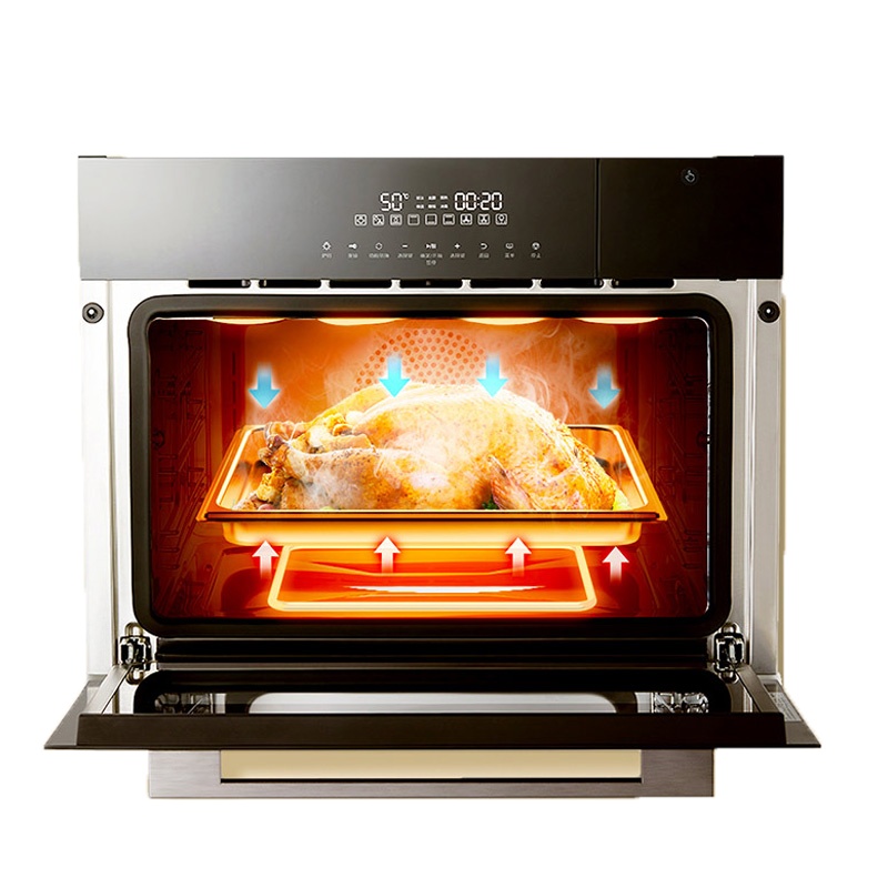 松下大容量家用嵌入式高温蒸箱烤箱一体机烘焙56升SC9BMB