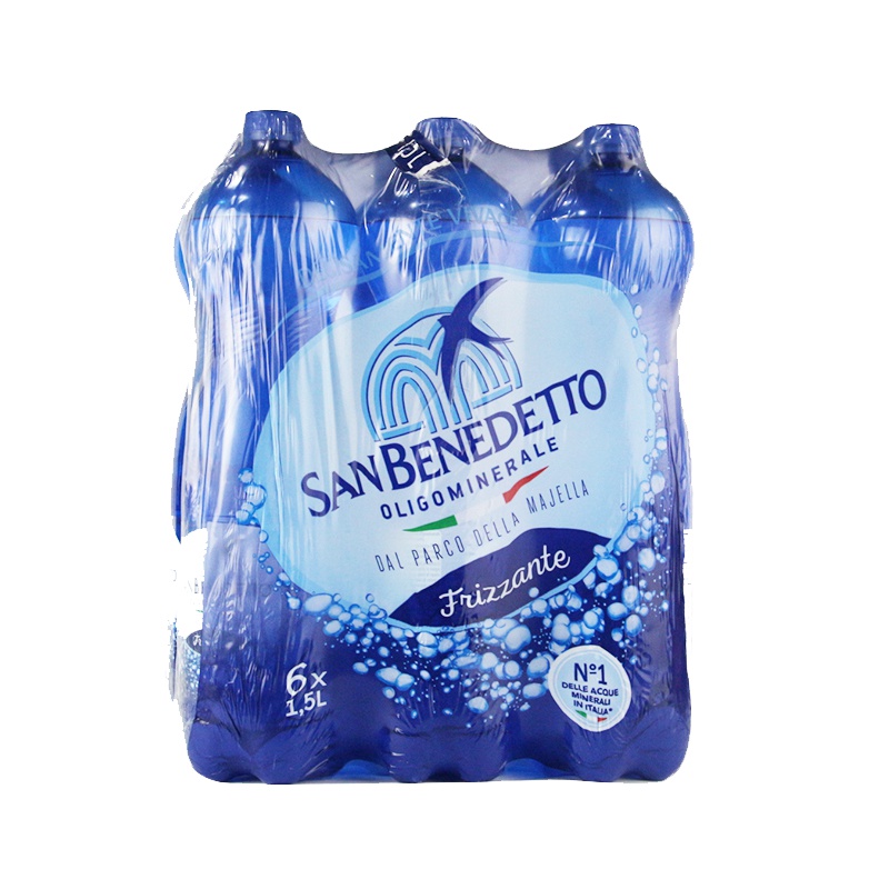 圣碧涛(San Benedetto)天然矿泉水 充气 500ml*6瓶