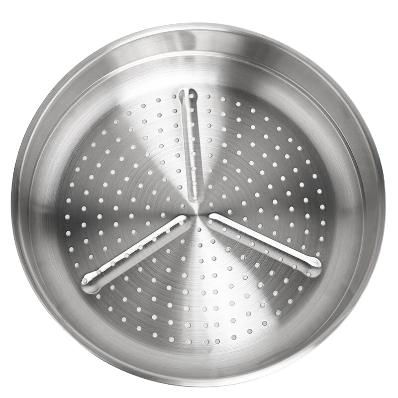 德国康巴赫 旗舰款炒锅不粘锅316L不锈钢蜂窝煤气灶电磁炉通用32cm [全新升级]旗舰款+蒸屉(赠刀铲勺) 32cm