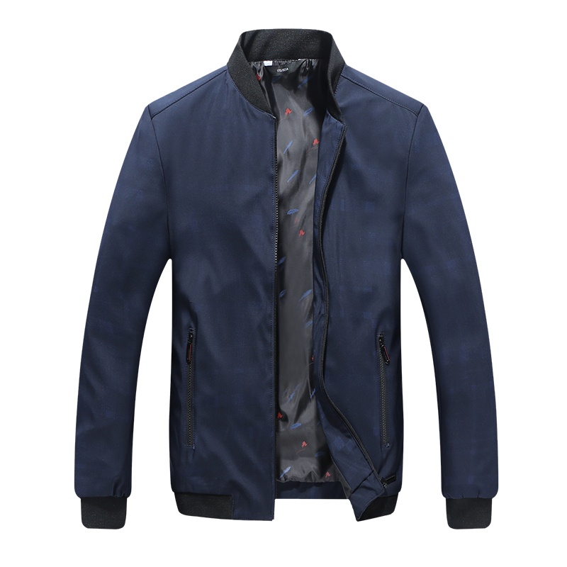 迪伽默 男款时尚休闲撞色百搭简约男士夹克