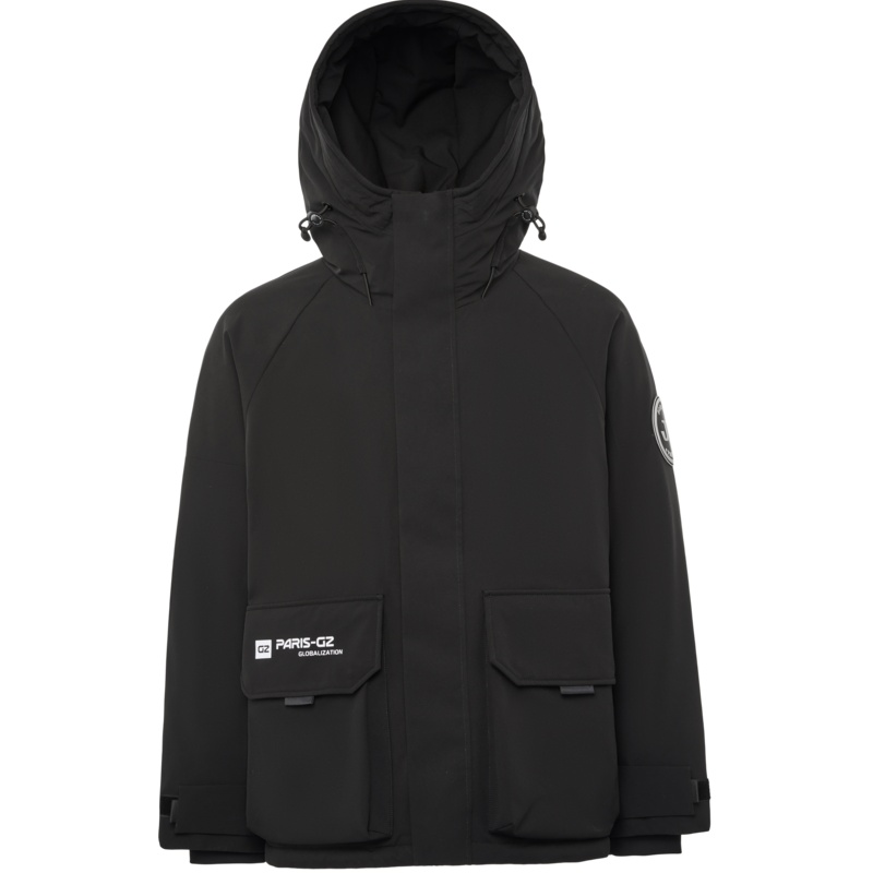 波司登2020新款羽绒服男短款韩版防风冲锋衣工装外套冬B00143401