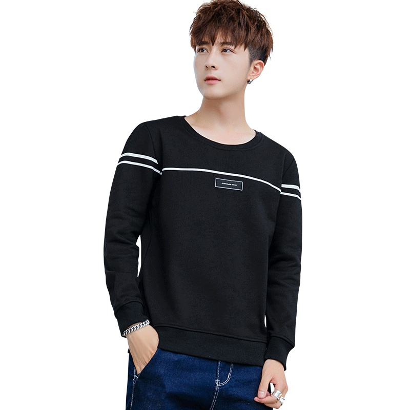 庄吉 2019春秋季卫衣男套头衫韩版潮牌宽松长袖嘻哈运动上衣LA-MD-8923