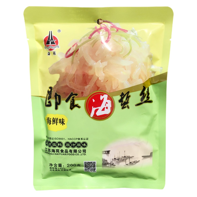 [江苏乡村振兴][财政集采][滨海]海苑即食海蜇丝(海鲜味) 200g*1袋