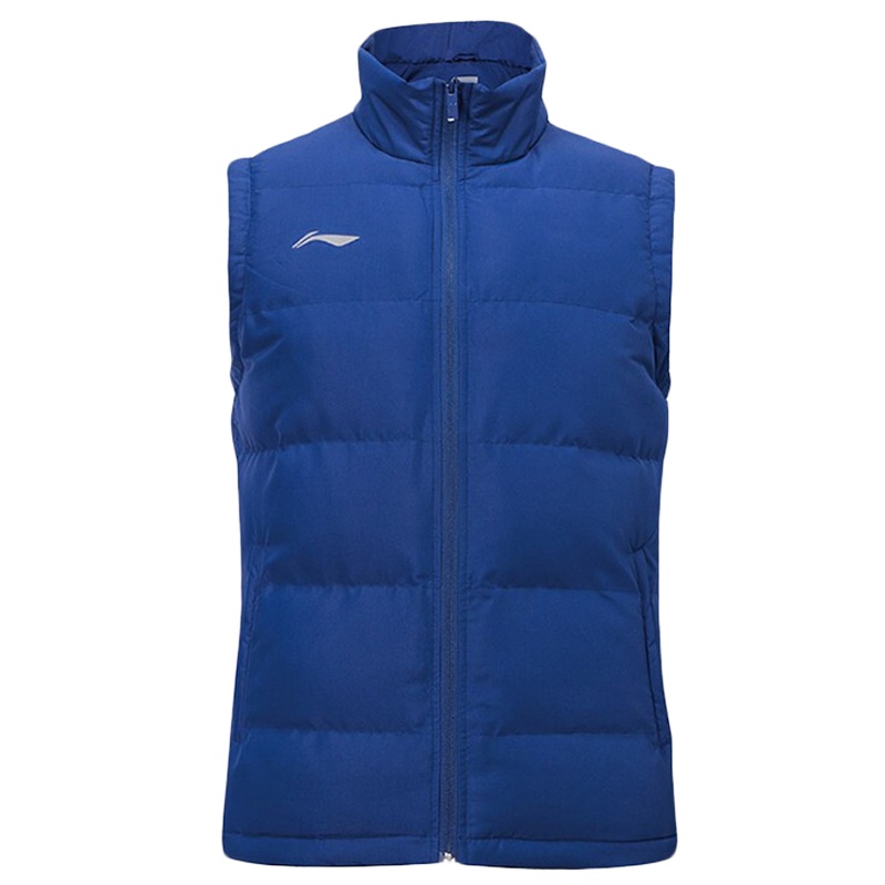 LI-NING李宁棉马甲男士 新款立领加厚保暖棉背心大童装冬季棉马甲