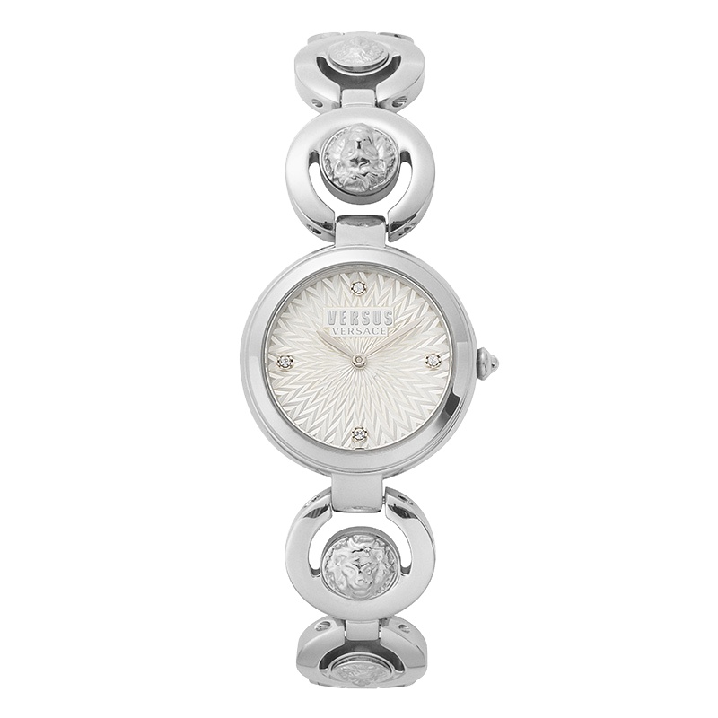 Versus范瑟丝MONTE STELLA系列轻奢个性3d狮头浮雕时尚石英女士手表VSPHL0120