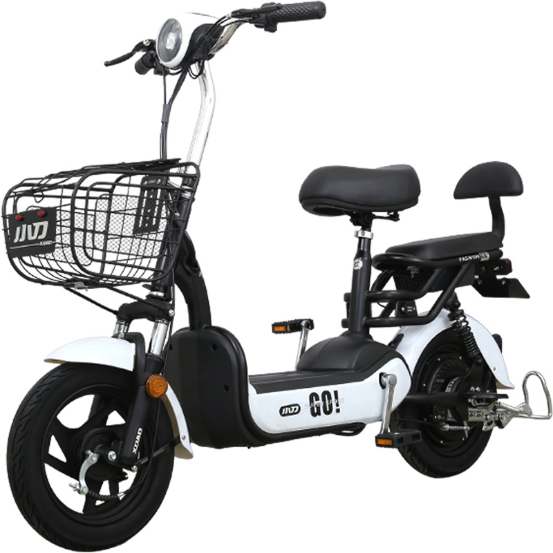 小刀电动车 新国标48V电动自行车成人电瓶车老人代步车小型电动单车两轮男女式滑板踏板车 途语