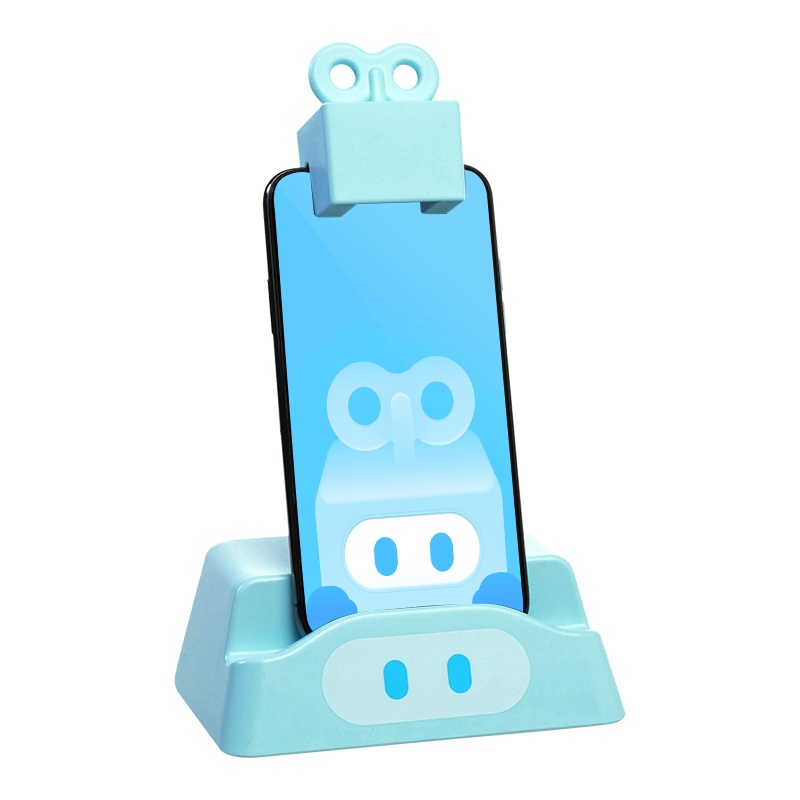 机器岛奇奇绘本阅读支架 伴读宝绘本套装 慧读机器人阅读器 新一代儿童早教机 天蓝色