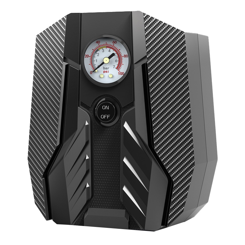 车载充气泵小轿车便携式汽车用轮胎大功率电动打气泵12V车用[指针款]