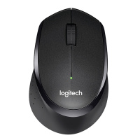 罗技(Logitech)M330 无线静音鼠标 降噪设计 光电USB微型接收器 办公家用笔记本便携台式机电脑鼠标 黑色