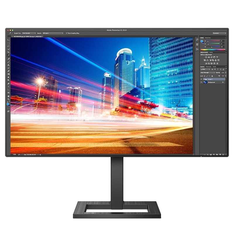 飞利浦(Philips) 275E2FE/93 27英寸 2K高清 LGD-IPS 四边微边框 HDMI 可升降 电脑显示器