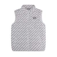 SKECHERS斯凯奇男时尚简约羽绒背心(DOWNVEST) SEAMW18D909-BHWT