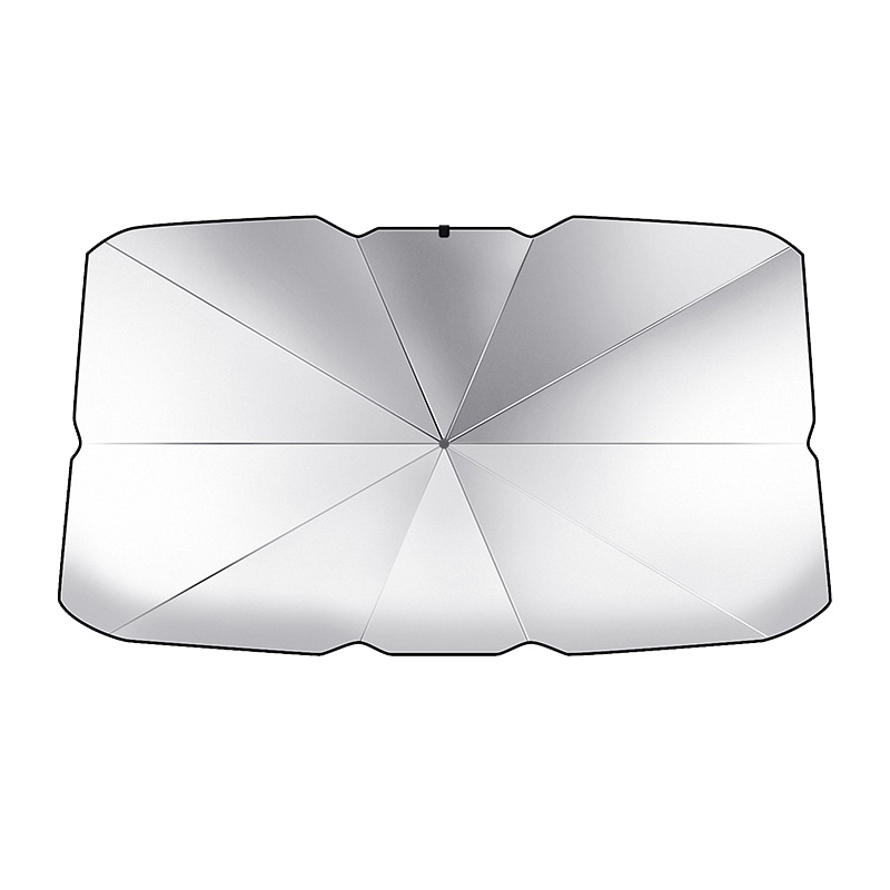 尤利特汽车遮阳帘防晒隔热遮阳挡伞前挡板遮光罩车窗内遮阳伞车用[小号★两厢车使用送收纳袋]