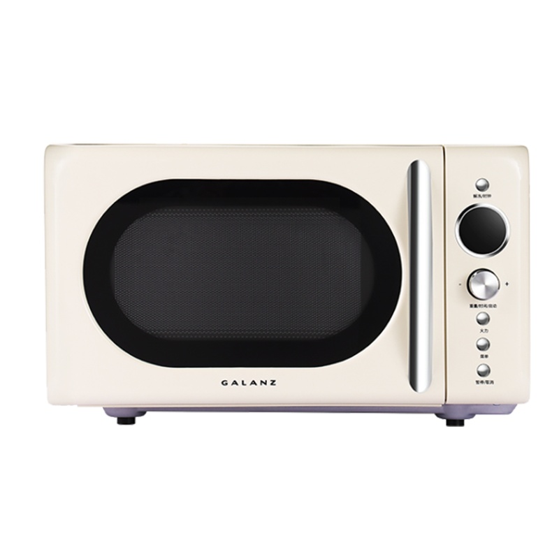格兰仕(Galanz)复古微波炉迷你小型家用20升容量平板加热一键启动 P70F20EL-KJ(W0)米白色
