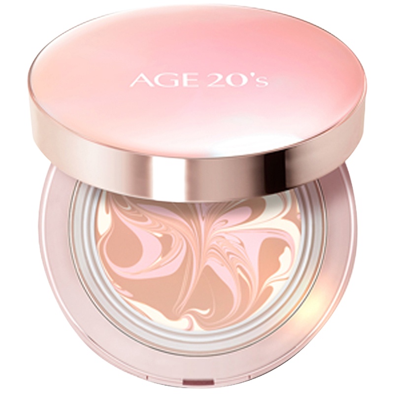 爱敬AGE20’S 精华全能气垫新款保湿遮瑕 持久定妆 全能粉底液 #13色 12.5gx2 SPF50+/PA++++