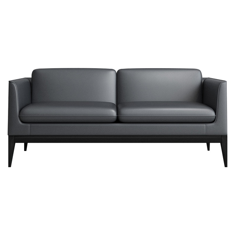 慧采云 办公家具简约风办公沙发会客接待单人位沙发西皮商务沙发