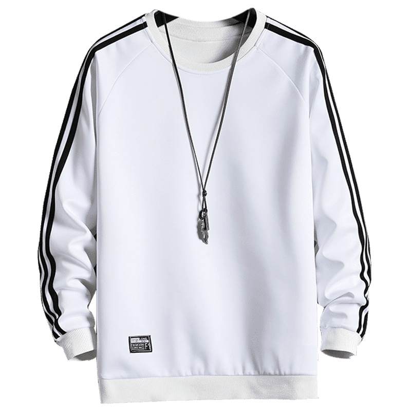 狮臣SHICHEN 2023年秋季新款男套装韩版潮流圆领运动两件套卫衣男士休闲卫衣套上衣装卫衣套装男