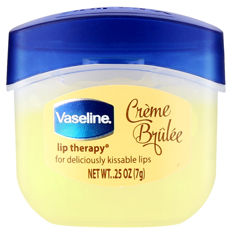 凡士林(VASELINE)经典修护保湿润唇膏焦糖布丁味7g[联合利华]保湿补水