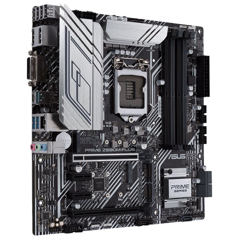 华硕(ASUS)PRIME Z590M-PLUS主板 支持 CPU 10900K/10700K(Intel Z590/LGA 1200)