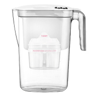 [德国进口]倍世(BWT)Vida手动2.6L 镁离子家用办公室 台上式滤水壶净水器 饮水机净水机过滤 1壶1滤芯 白色