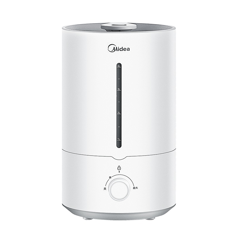 美的(Midea)空气加湿器 SC-3F40A 上加水4L水箱 超声波式家用静音有雾旋钮式 卧室孕妇办公室婴儿空调房加湿