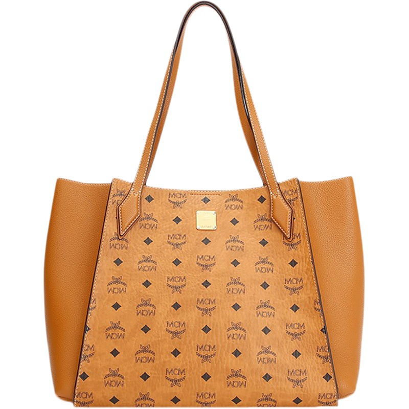 MCM 女士 Luisa Visetos系列人造革配皮中号手提单肩包购物袋 MWPAALZ01