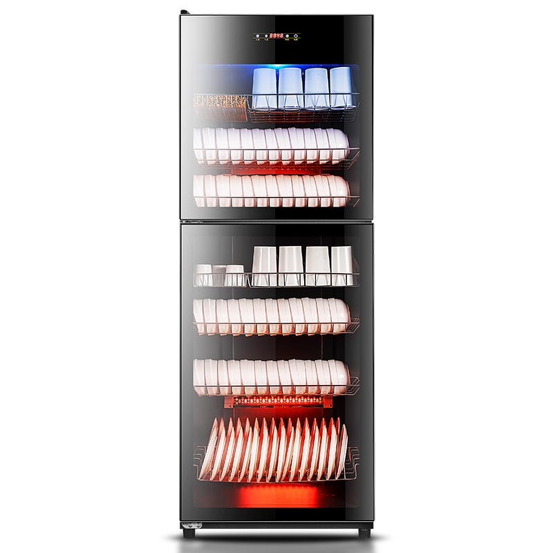 凡萨帝(fasato)320L大容量消毒柜(304层架)YTP380商用双室分控饭店酒店专用碗筷消毒收纳柜国标二星