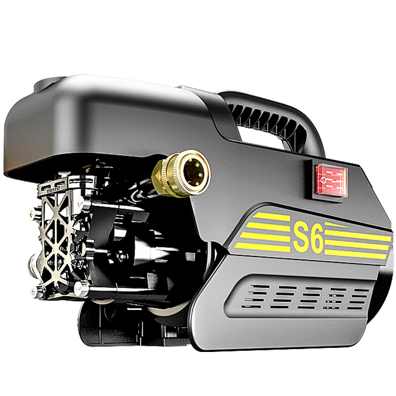 指南车(zhinanche)白马s6高压洗车机220V高压清洗机全铜家用洗车水泵洗车器