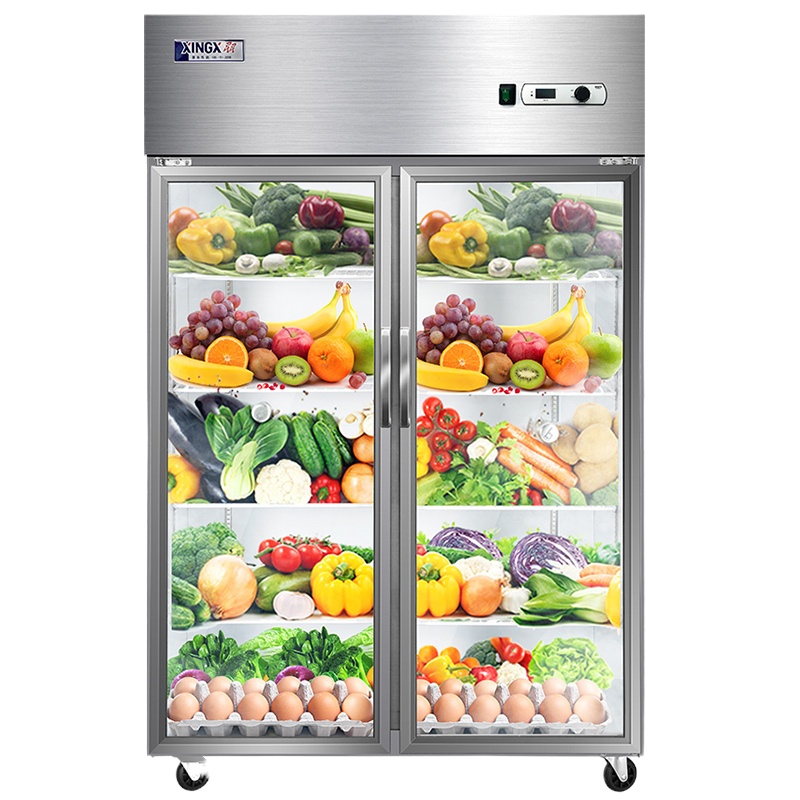 星星(XINGX)802升 商用立式冷藏柜 厨房保鲜柜 大容量饮料柜 超市餐饮店 厨房冰箱 保鲜柜商用 BC-980Y