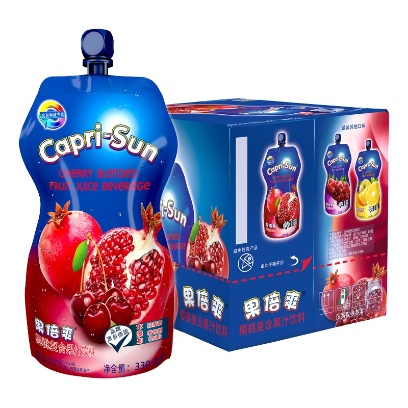 果倍爽樱桃复合果汁饮料330ml*15