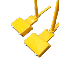 艾力特 羽毛球网架 可移动式标准羽毛球网柱架 含羽毛球球网一副