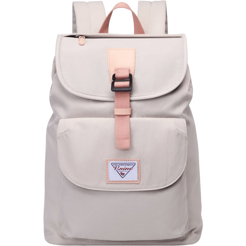 第九城（V.NINE） 双肩包女士休闲情侣大容量电脑包14英寸学生书包旅行背包