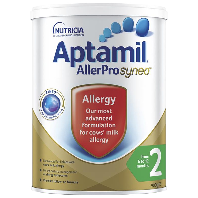 澳洲发/3罐装-爱他美(aptamil)Allerpro深度水解/乳糖不耐受过敏奶粉二段900g/罐装 进口特殊配方奶粉
