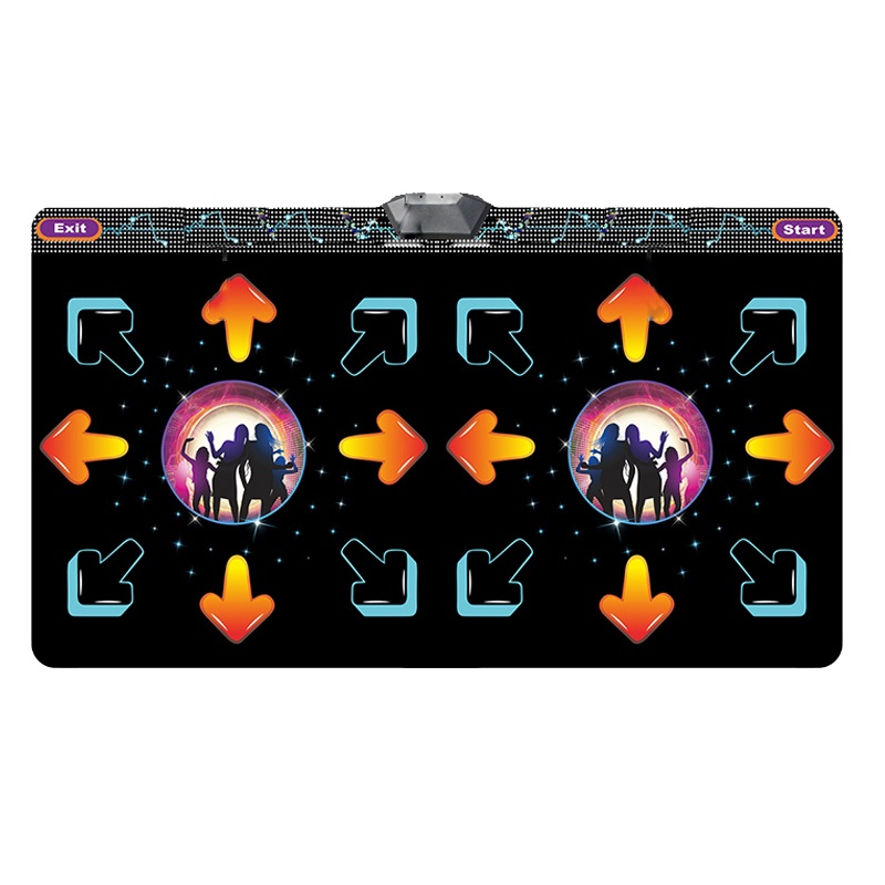 4K高清跳舞毯电脑电视两用跳舞机家用跑步游戏体感双人无线 HDMI无线米奇30mm+机顶盒+MV跑酷广场舞