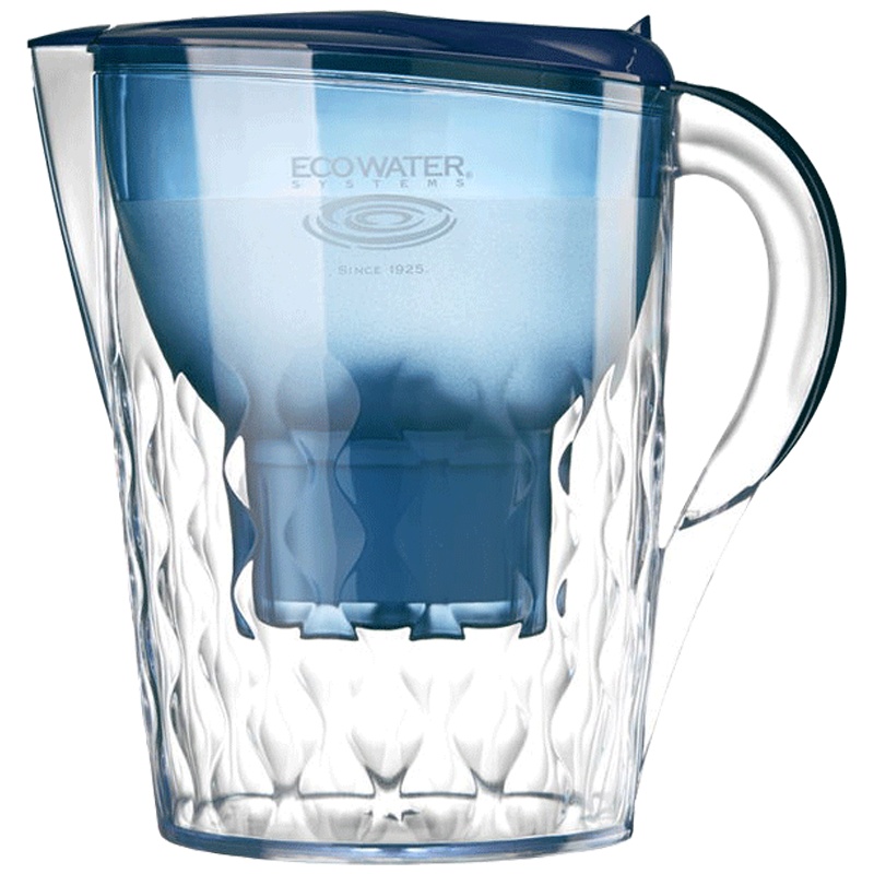 怡口净水(ECOWATER)净水器 家用滤水壶 EWA001 1壶1芯 3.5L容量