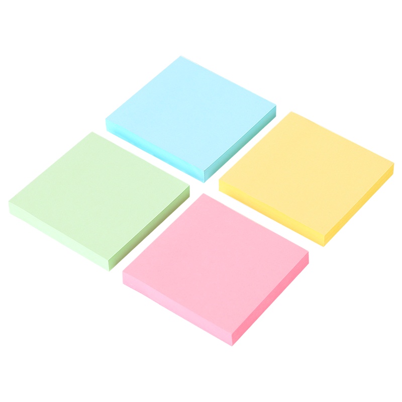 西玛(SIMAA) 400张 四色便利贴百事贴76*76mm便签纸便签本子即时贴学生办公财务用彩色纸