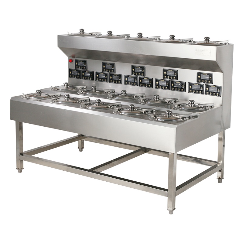 飞天鼠(FTIANSHU) 煲仔饭机商用全自动智能数码外卖电煲仔炉瓦煲砂煲锡纸 15头双层三排