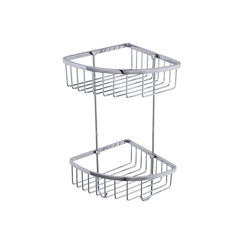 九牧(JOMOO)浴室挂件不锈钢三角篮置物架卫浴挂件937019